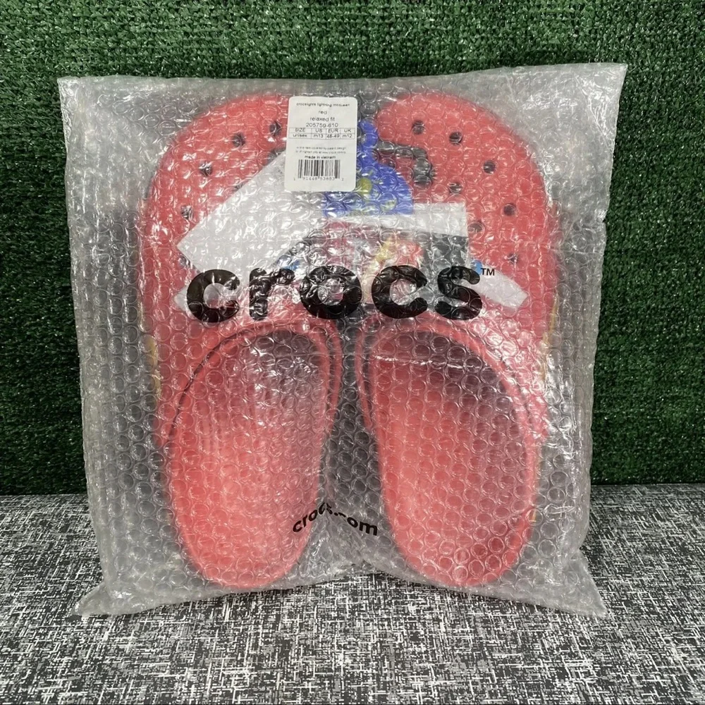 Lightning McQueen Crocs Cars Kachow 205759-610 Mens Crocs - Size 13 MENS - Picture 3 of 4
